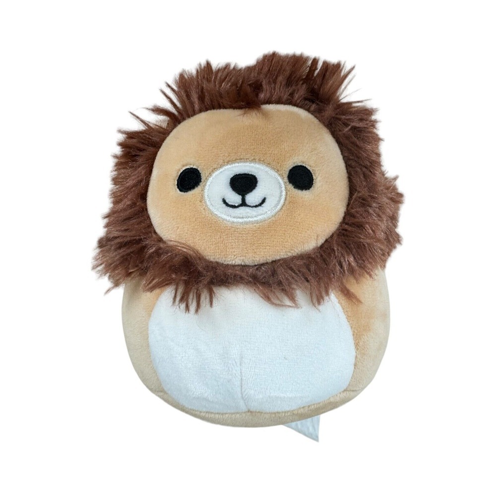 SQUISHMALLOW Francis the Lion Soft Mini Animal Plush by‎ Kellytoy 5"